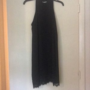Black halter dress